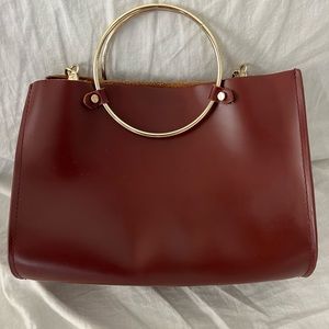 Future Glory Rockwell Mini brown leather handbag
